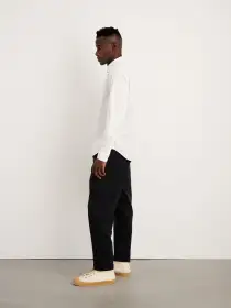 Mill Shirt in Cotton Poplin(White,XS)