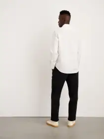 Mill Shirt in Cotton Poplin(White,XS)