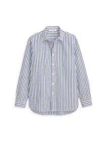 Easy Shirt In Navy Multi Stripe