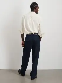 Mason Shirt In Japanese Crinkle Cotton(Off White,XS)