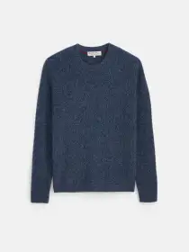 Jordan Cashmere Sweater in  Marled Cashmere