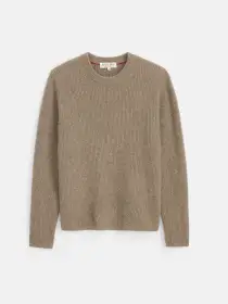 Jordan Cashmere Sweater in  Marled Cashmere