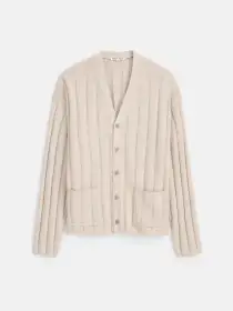 James Cardigan in Cotton Linen
