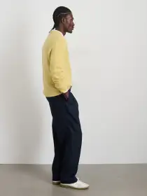 Jordan Sweater in Lightweight Cashmere(Heather Field,XXS)