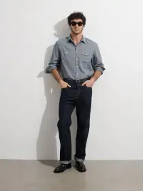 OMNIGOD x Alex Mill Relaxed Straight in Raw Selvedge(Raw Indigo,28)