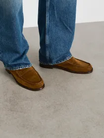 Sesa New York Loafer Brother in Suede(Toffee,41)