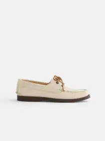 Sesa x Alex Mill Tampa Boat Shoe Sister(Butter,36)