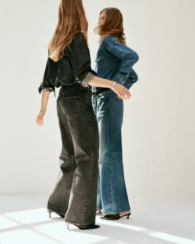 Alek Relaxed Wide Leg Jean(Seattle Black Wash,24)