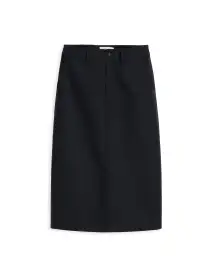 Soho Midi Skirt In Cotton Linen