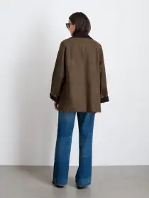 Chiltern Street Jacket In Waxed Cotton(Brown,XXS)
