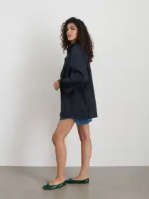 Chiltern Street Jacket In Waxed Cotton(Navy,XXS)