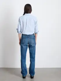 Val Shirt in Poplin(Calm Blue,XXS)