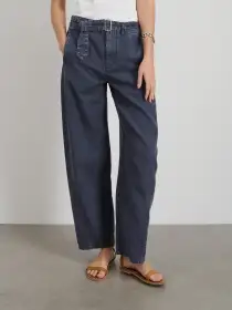 9th Street Pant in Cotton Twill(Navy,2)