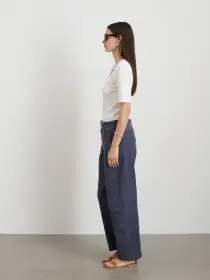 9th Street Pant in Cotton Twill(Navy,2)