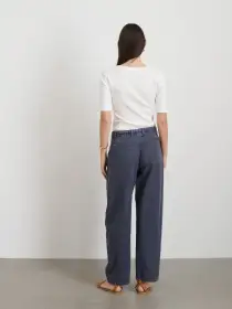 9th Street Pant in Cotton Twill(Navy,2)