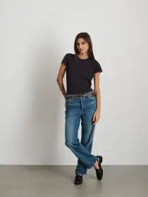 Prospect Tee in Cotton Jersey(Black,XS)
