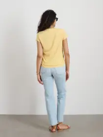 Prospect Tee in Cotton Jersey(Butter,XS)
