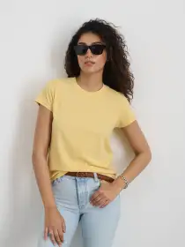 Prospect Tee in Cotton Jersey(Butter,XS)