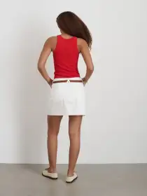 Everyday Rib Tank(Berry Red,XS)