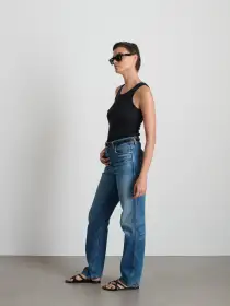 Everyday Rib Tank(Black,XS)
