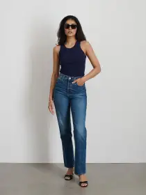 Everyday Rib Tank(Dark Navy,XS)