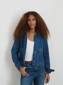 Marfa Work Jacket in Denim(Sapporo Wash,XS)