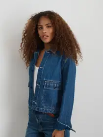 Marfa Work Jacket in Denim(Sapporo Wash,XS)