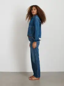 Marfa Work Jacket in Denim(Sapporo Wash,XS)