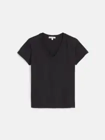 Elliott V Neck Tee in Cotton