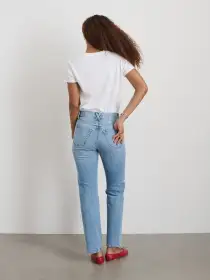 Jane Mid Rise Straight Jean(Kyoto Wash,24)