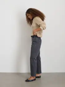 Neil Pant in Herringbone(Pebble,2)