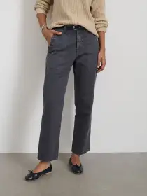 Neil Pant in Herringbone(Pebble,2)