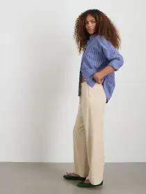 Riley Pant in Drapey Twill(Summer Linen,XS)