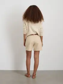 Soho Short In Cotton Linen(Tan,00)