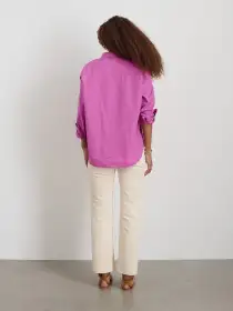 Jo Shirt in Cotton Poplin(Rosebud,XXS)