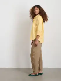 Jo Shirt in Cotton Poplin(Wheatfield,XXS)