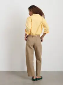 Jo Shirt in Cotton Poplin(Wheatfield,XXS)