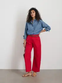 Jo Shirt in Chambray(Chambray Rinse Wash,XXS)