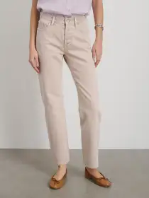 Jane Mid Rise Straight Jean(Washed Pink,24)