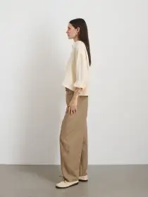 Gemma Top In Cupro(Ivory,XS)