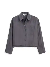 Gemma Top In Cupro