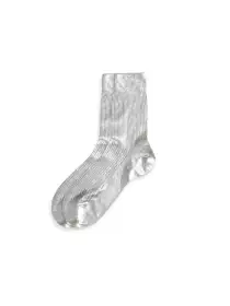 Maria La Rosa Ribbed Laminated Socks