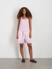 P'Jimmies Sleep Cami in Stripe(Pink Stripe,XXS)