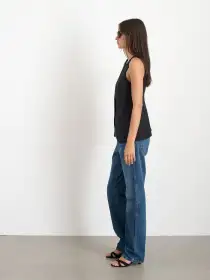 Sammy Vest in Wool Blend(Black,XS)