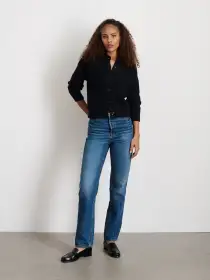 Nico Cardigan in Cotton(Black,XS)