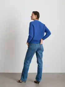 Nico Cardigan in Cotton(Cosmic Blue,XS)