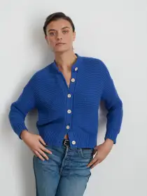Nico Cardigan in Cotton(Cosmic Blue,XS)