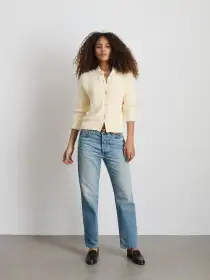 Nico Cardigan in Cotton(Ivory,XS)