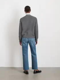 Nico Cardigan in Cotton(Heather Grey,XS)