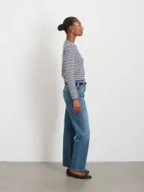 Albertina Cardigan(Sailor Navy/Ivory,XS)